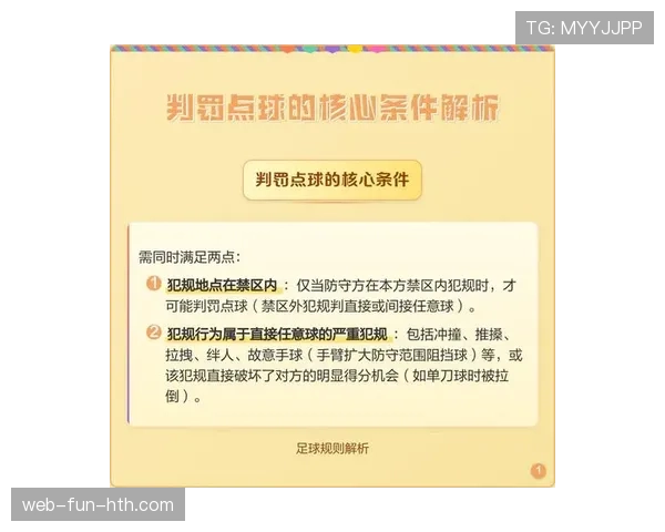 点球规则详解:主罚条件、执行流程与常见判罚误区 点球规则详解:主罚条件、执行流程与常见判罚误区